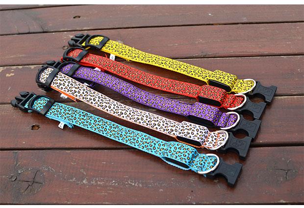 Fashion Leopard Adjustable Led Pet Collar