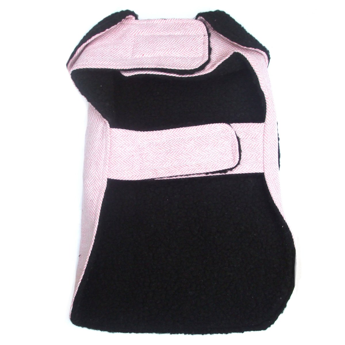 PA Pink Herringbone Dog Coat