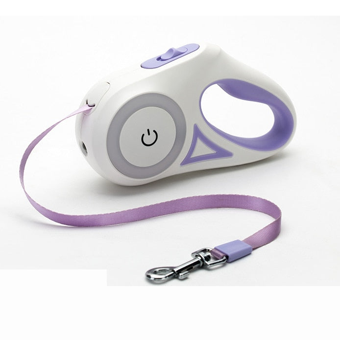 Automatic Retractable Lighted Dog Leash