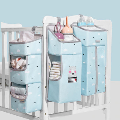 Nursery 3-in-1 Baby Crib Organizer with Insulated Pockets