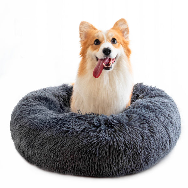 Pet Beds for Cats and Dogs Bed Washable Anti Anxiety Fluffy Bed