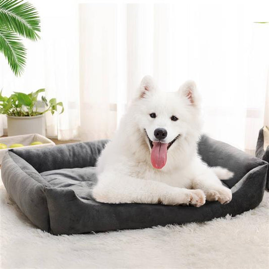 38" Wadding Bed Pad Mat Cushion for Dog Cat Pet Gray