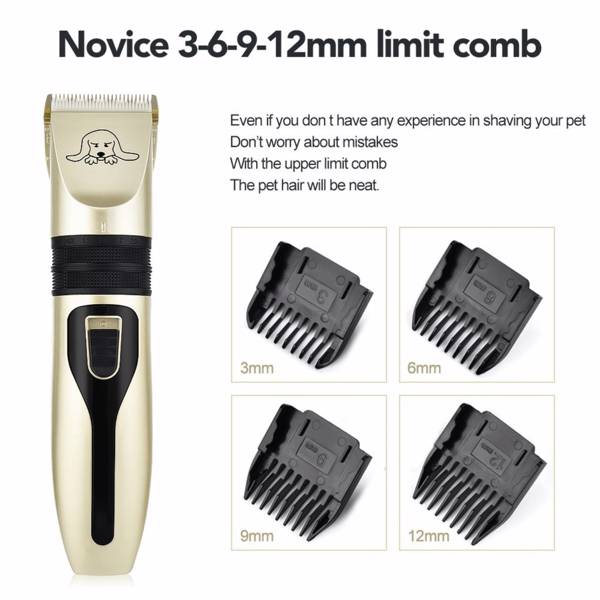 Electric Dog Hair Trimmer Kit Rechargeable Pet Hair Clipper Pet Shaver